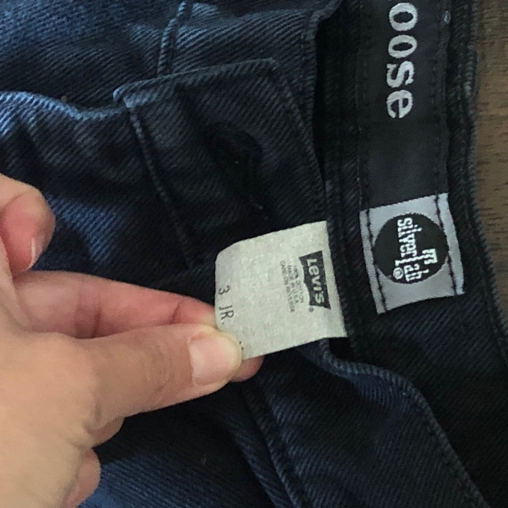 💕Coveted Beautiful silver tab black 501 Vintage Jeans - Picture 5 of 7